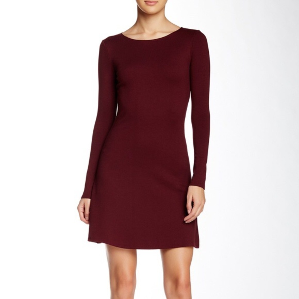 American Apparel Long sleeve pointe mini dress S